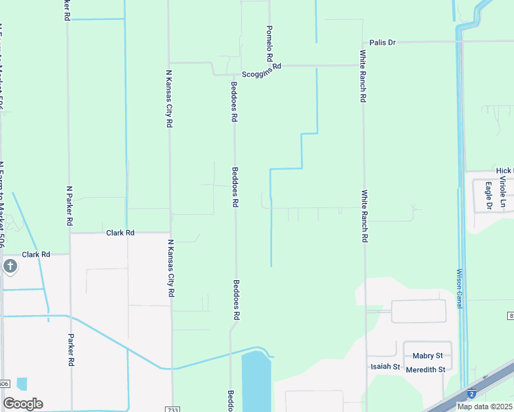 map of restaurants, bars, coffee shops, grocery stores, and more near 25601-26039 Beddoes Road in La Feria