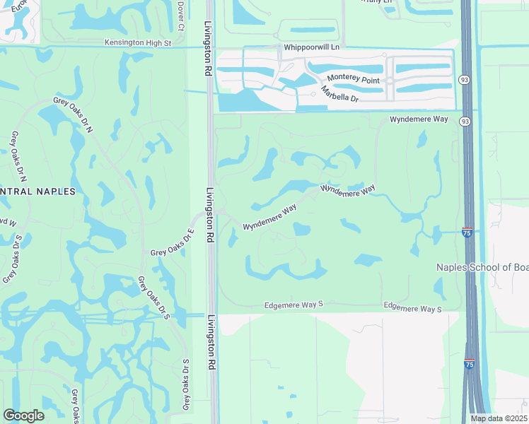 map of restaurants, bars, coffee shops, grocery stores, and more near 200 Wyndemere Way in Naples