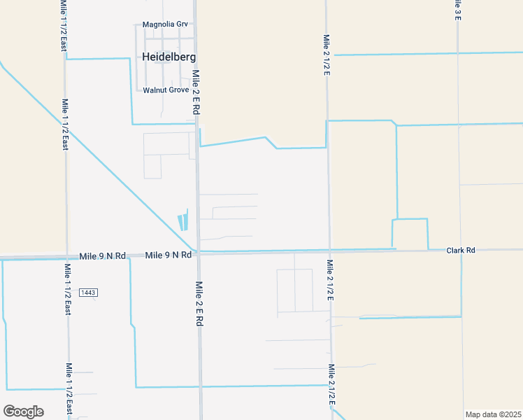 map of restaurants, bars, coffee shops, grocery stores, and more near 1719 Fresno Street in Mercedes