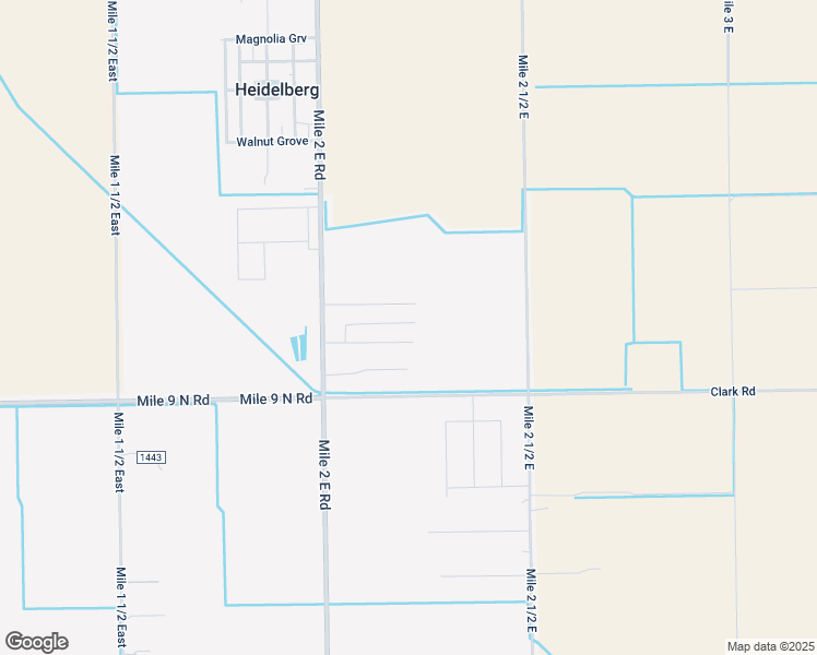 map of restaurants, bars, coffee shops, grocery stores, and more near 1719 Fresno Street in Mercedes