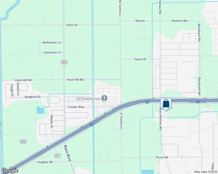 map of restaurants, bars, coffee shops, grocery stores, and more near 25528-25698 South Tamm Lane in Harlingen