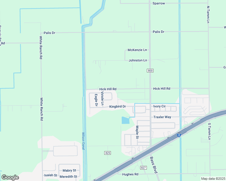 map of restaurants, bars, coffee shops, grocery stores, and more near 1577-9773 Hick Hill Road in Harlingen
