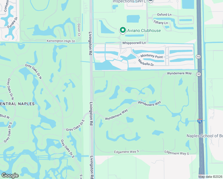 map of restaurants, bars, coffee shops, grocery stores, and more near 348 Edgemere Way North in Naples