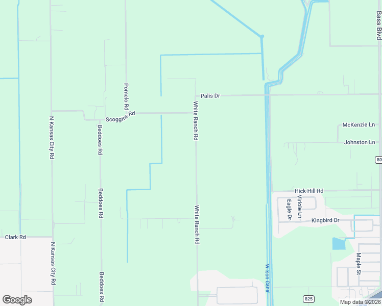 map of restaurants, bars, coffee shops, grocery stores, and more near 25237-25497 White Ranch Rd in La Feria