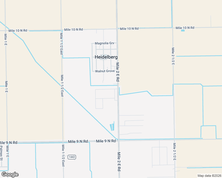 map of restaurants, bars, coffee shops, grocery stores, and more near 11505 Mile 2 East Road in Mercedes