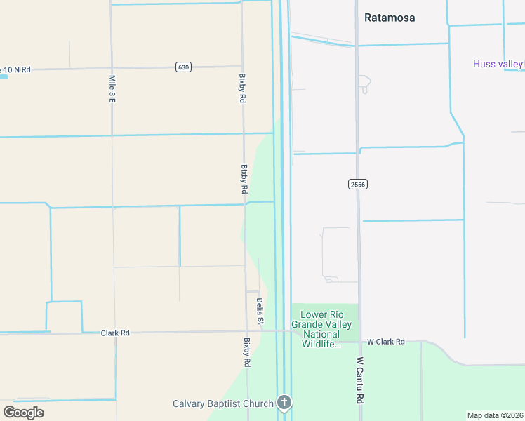 map of restaurants, bars, coffee shops, grocery stores, and more near 25173-25531 Bixby Road in La Feria