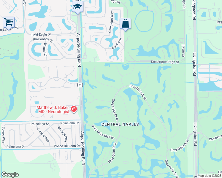map of restaurants, bars, coffee shops, grocery stores, and more near in Naples