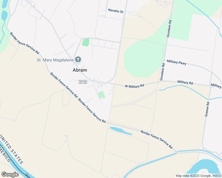 map of restaurants, bars, coffee shops, grocery stores, and more near 6709 West Military Road in Mission