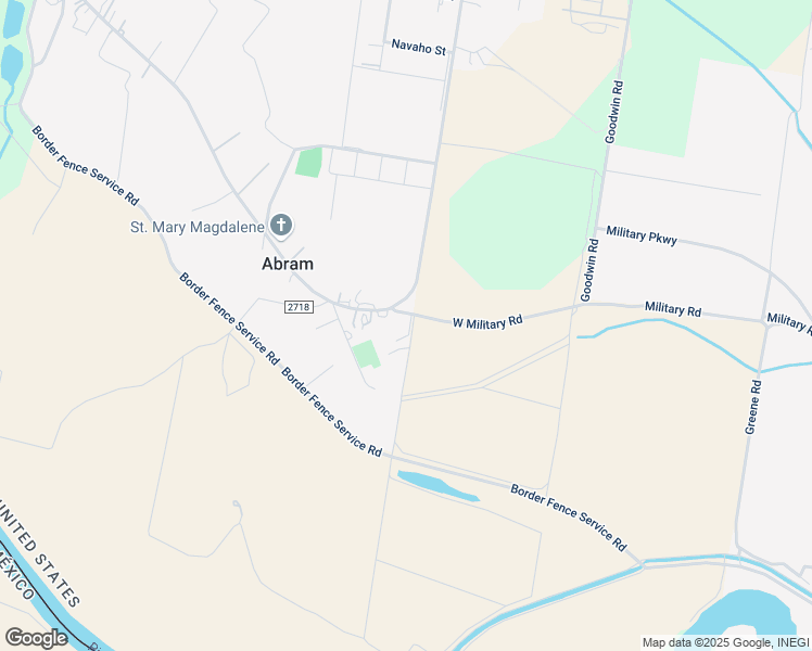 map of restaurants, bars, coffee shops, grocery stores, and more near 6709 West Military Road in Mission