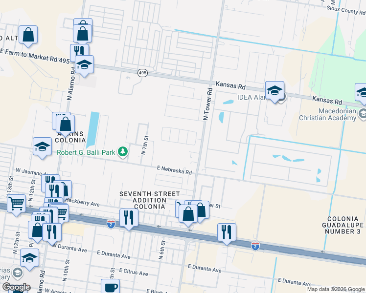 map of restaurants, bars, coffee shops, grocery stores, and more near 583 Greystone Circle in Alamo