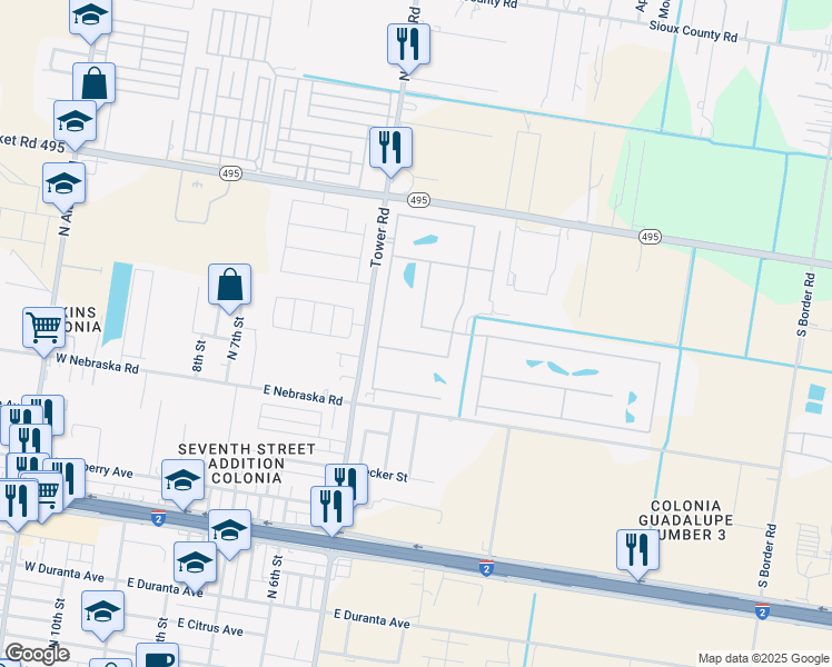 map of restaurants, bars, coffee shops, grocery stores, and more near 842 Santa Anna Drive in Alamo