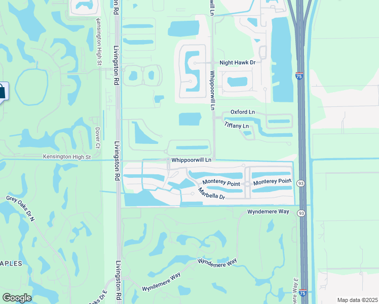 map of restaurants, bars, coffee shops, grocery stores, and more near 12823 Carrington Circle in Naples