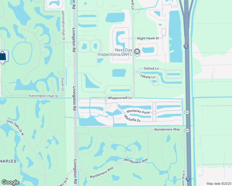 map of restaurants, bars, coffee shops, grocery stores, and more near 12823 Carrington Circle in Naples