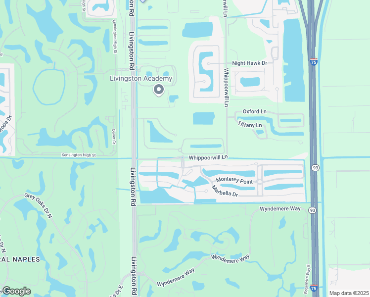 map of restaurants, bars, coffee shops, grocery stores, and more near 12875 Carrington Cir in Naples