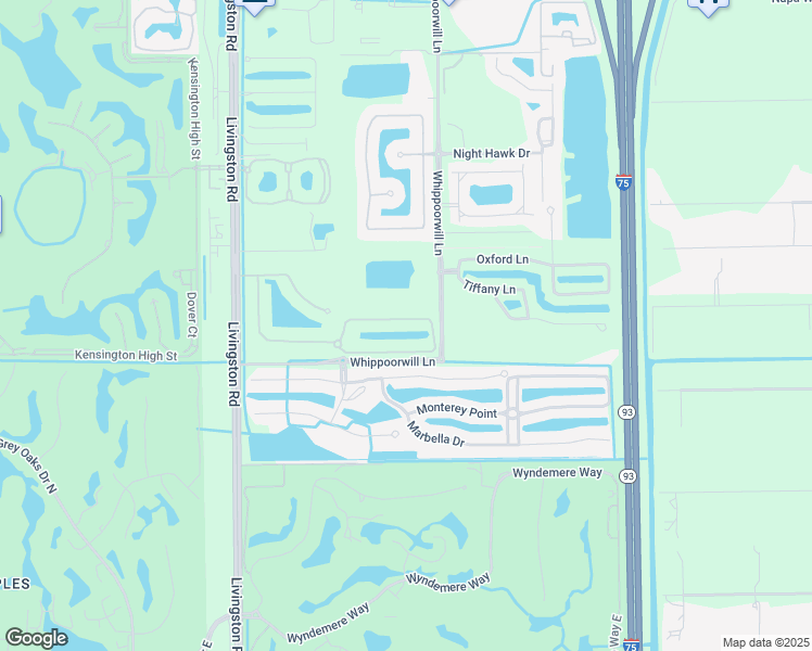 map of restaurants, bars, coffee shops, grocery stores, and more near 12855 Carrington Circle in Naples
