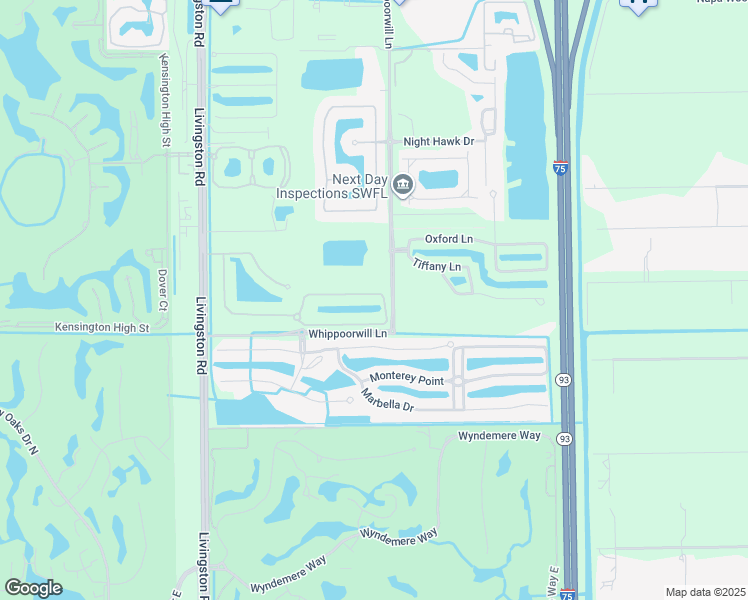 map of restaurants, bars, coffee shops, grocery stores, and more near 12851 Carrington Circle in Naples