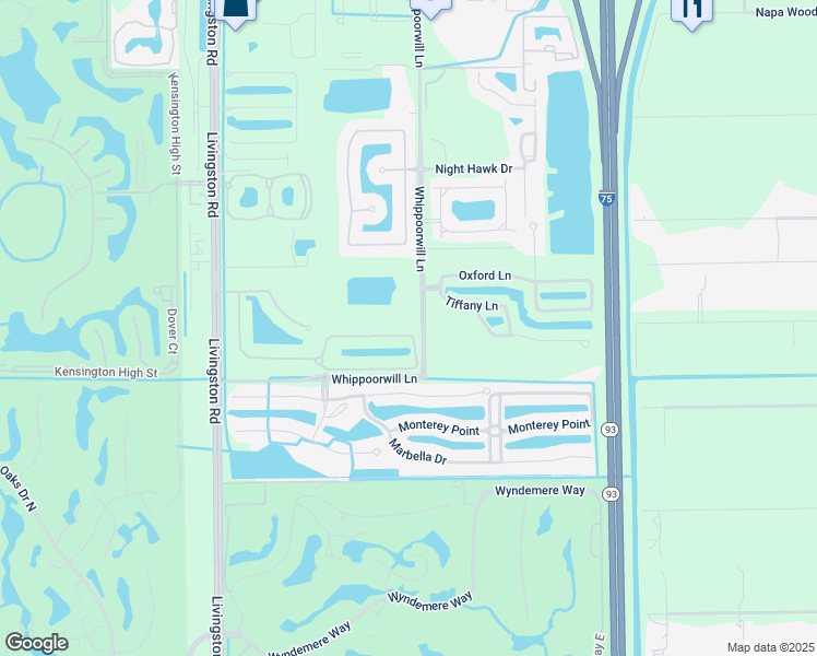 map of restaurants, bars, coffee shops, grocery stores, and more near 12850 Carrington Circle in Naples