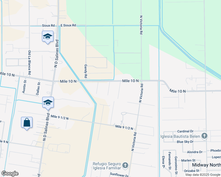 map of restaurants, bars, coffee shops, grocery stores, and more near 4506 Laura Suzann Lane in Donna