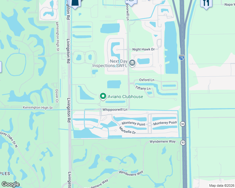 map of restaurants, bars, coffee shops, grocery stores, and more near 12862 Carrington Circle in Naples