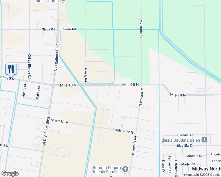 map of restaurants, bars, coffee shops, grocery stores, and more near 4506 Laura Suzann Lane in Donna