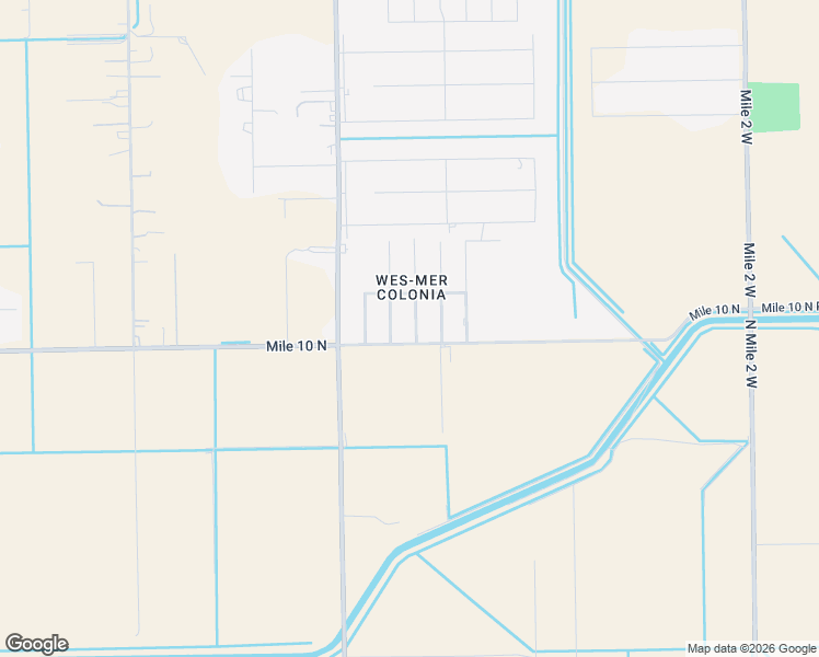 map of restaurants, bars, coffee shops, grocery stores, and more near 4204 Roosevelt Street in Mercedes