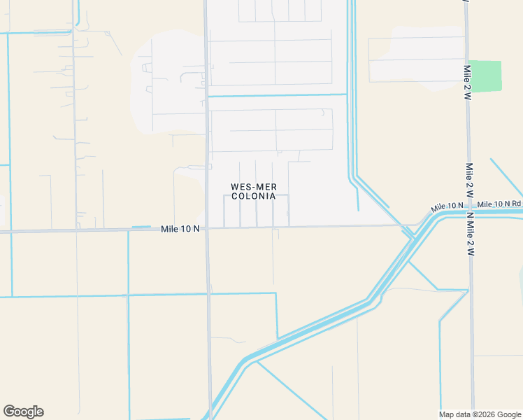 map of restaurants, bars, coffee shops, grocery stores, and more near 4204 Roosevelt St in Mercedes
