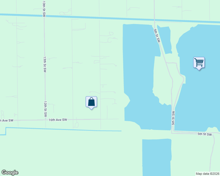 map of restaurants, bars, coffee shops, grocery stores, and more near 1360 9th Street Southwest in Naples