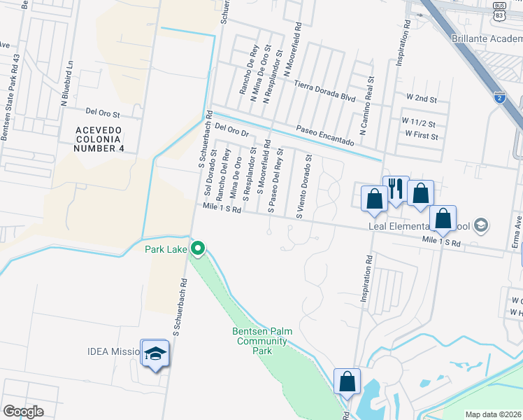 map of restaurants, bars, coffee shops, grocery stores, and more near 613 South Moorefield Road in Mission