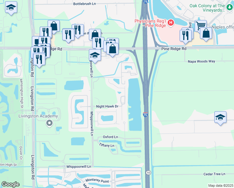map of restaurants, bars, coffee shops, grocery stores, and more near 1 Corso Palermo Court in Naples
