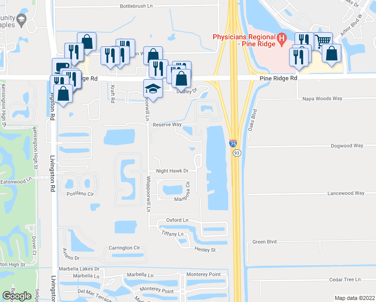 map of restaurants, bars, coffee shops, grocery stores, and more near 1 Corso Palermo Court in Naples