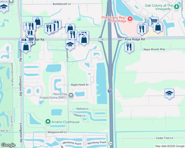 map of restaurants, bars, coffee shops, grocery stores, and more near 1 Corso Palermo Court in Naples