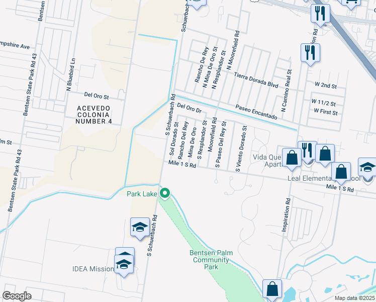 map of restaurants, bars, coffee shops, grocery stores, and more near 600 Mina De Oro in Mission