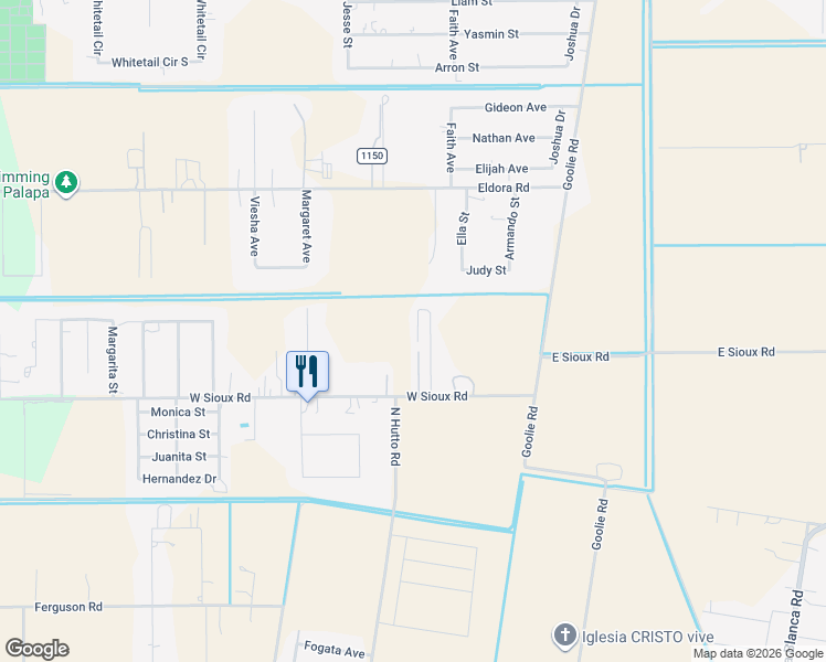 map of restaurants, bars, coffee shops, grocery stores, and more near 5137 Ramo De Flores Road in Donna