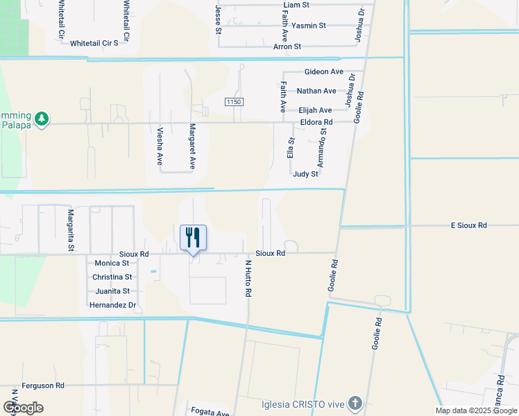 map of restaurants, bars, coffee shops, grocery stores, and more near 5137 Ramo De Flores Road in Donna