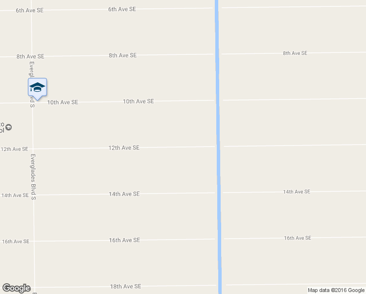 map of restaurants, bars, coffee shops, grocery stores, and more near 12th Avenue Southeast in Collier County