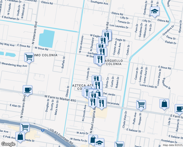 map of restaurants, bars, coffee shops, grocery stores, and more near 113 Alfredo Street in San Juan