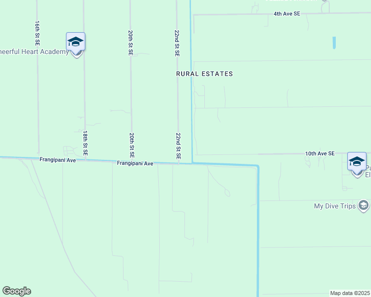 map of restaurants, bars, coffee shops, grocery stores, and more near 1020 22nd Street Southeast in Naples