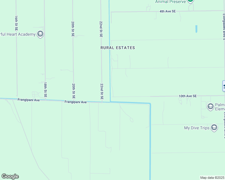 map of restaurants, bars, coffee shops, grocery stores, and more near 1020 22nd Street Southeast in Naples