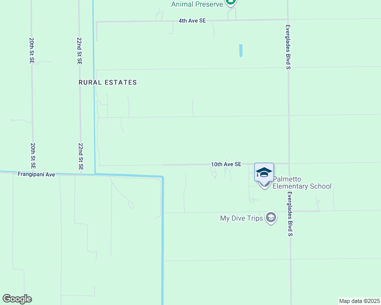 map of restaurants, bars, coffee shops, grocery stores, and more near 2695 10th Avenue Southeast in Naples
