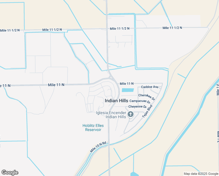 map of restaurants, bars, coffee shops, grocery stores, and more near 12815 Campacuas Drive in Mercedes