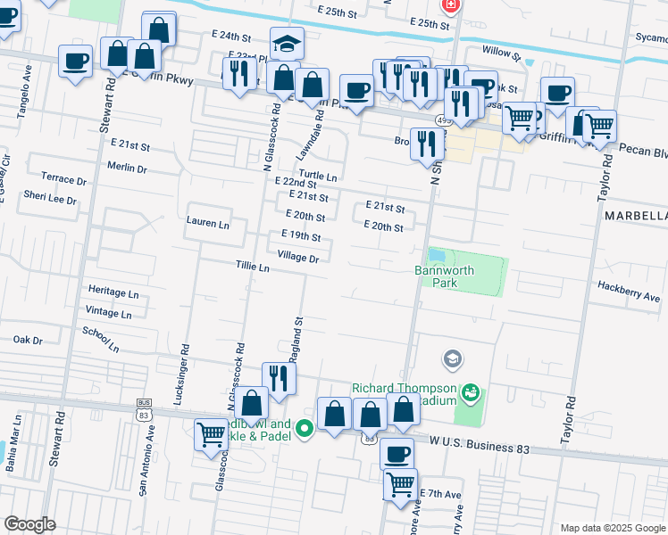 map of restaurants, bars, coffee shops, grocery stores, and more near 1800 Dove Street in Mission