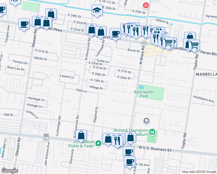 map of restaurants, bars, coffee shops, grocery stores, and more near 1800 Dove Street in Mission