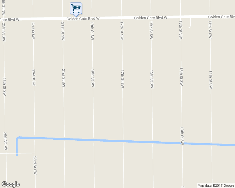 map of restaurants, bars, coffee shops, grocery stores, and more near 521 17th Street Southwest in Naples