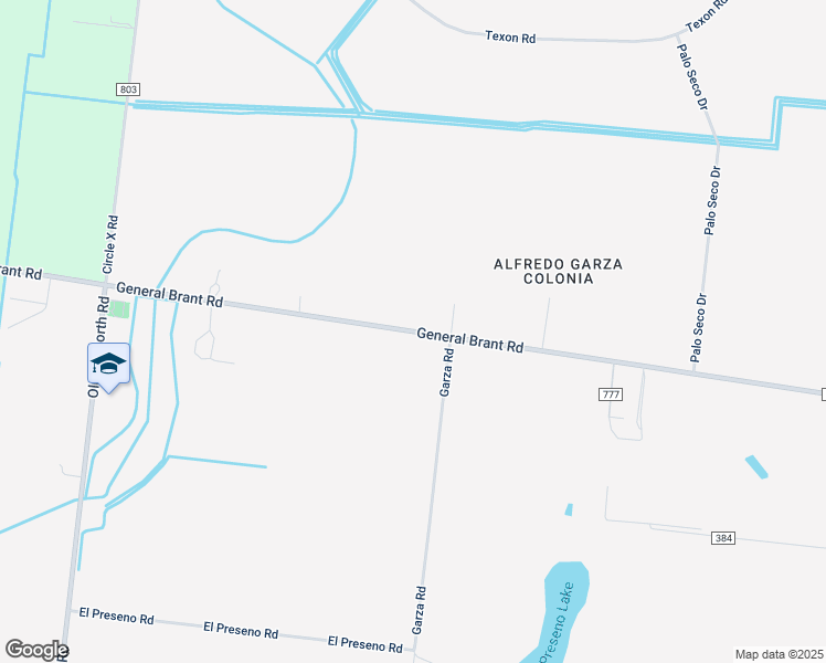 map of restaurants, bars, coffee shops, grocery stores, and more near 32857 Farm to Market Road 106 in Rio Hondo