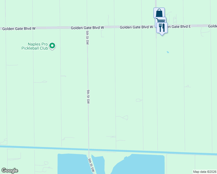 map of restaurants, bars, coffee shops, grocery stores, and more near 441 3rd Street Southwest in Naples