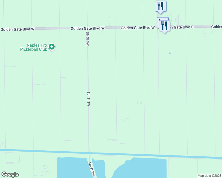 map of restaurants, bars, coffee shops, grocery stores, and more near 441 3rd Street Southwest in Naples