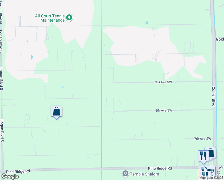 map of restaurants, bars, coffee shops, grocery stores, and more near 2041 Isla De Palma Circle in Naples