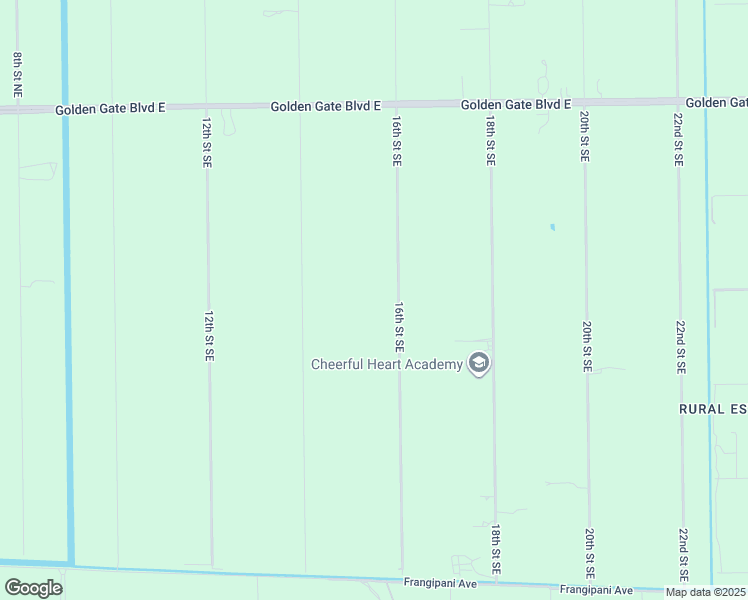 map of restaurants, bars, coffee shops, grocery stores, and more near 381 16th Street Southeast in Naples