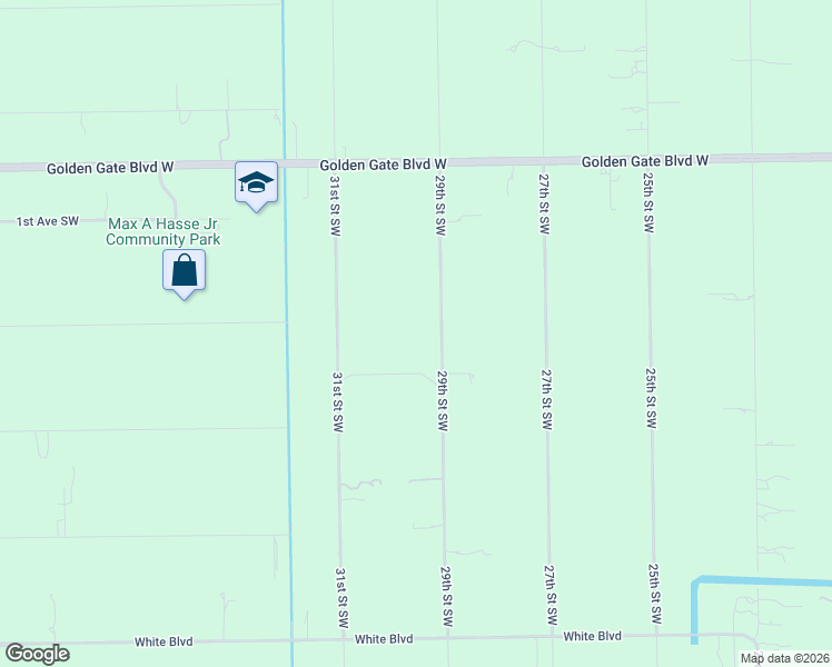map of restaurants, bars, coffee shops, grocery stores, and more near 355 29th Street Southwest in Naples