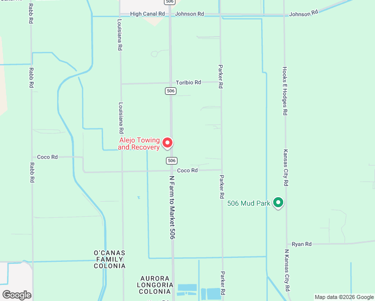 map of restaurants, bars, coffee shops, grocery stores, and more near 23107 Fm 506 in Santa Rosa